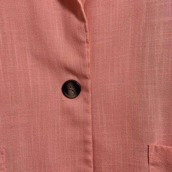 Vintage Reneé Adams Lightweight Baby Pink Blazer - Picture 6 of 9